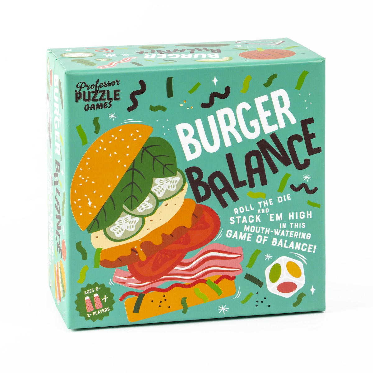 Professor Puzzle Burger Balance Stacking Game